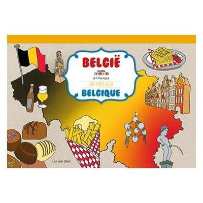 Mondikaarten België a3 kleurblok Mondikaarten België a3 kleurblok