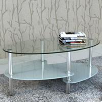 Salontafel met exclusief ontwerp wit - thumbnail