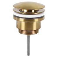 Wastafel Afvoerplug Differnz Pop Up 6 cm Goud - thumbnail