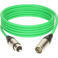 Klotz M1 K GN microfoonkabel 3p XLR F/M groen 3 meter - thumbnail