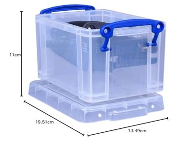 Really Useful Box opbergdoos 1,6 liter, transparant