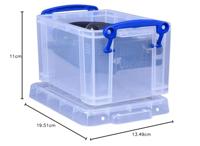 Really Useful Box opbergdoos 1,6 liter, transparant - thumbnail