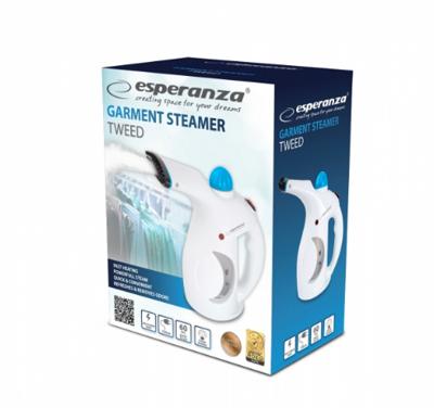 Esperanza EHI006 kledingstomer Handkledingstomer 0,2 l 800 W Zwart, Blauw, Wit - thumbnail