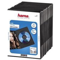 Hama DVD Slim Box Zwart 25Pak - thumbnail