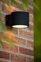 Lucide OXFORD - Wandlamp Binnen/Buiten - 1xG9 - IP54 - Zwart - thumbnail