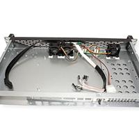 Inter-Tech 1u k-125l rack behuizing (zwart | 2x usb-a) - thumbnail