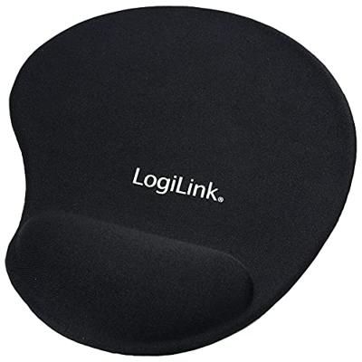 LogiLink ID0027 Muismat met polssteun Ergonomisch Zwart LogiLink ID0027 Muismat met polssteun Ergonomisch Zwart