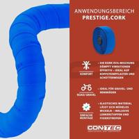 CONTEC stuurlint "prestige.cork ct bar tape prestige.cork 200mm blue - thumbnail