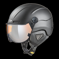 CP New Camurai skihelm zwart - single spiegel vizier - thumbnail