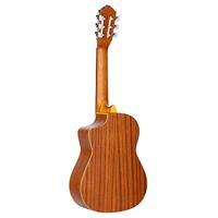 Ortega RQ38 Requinto Series Pro Natural 1/2-formaat klassieke gitaar met gigbag - thumbnail