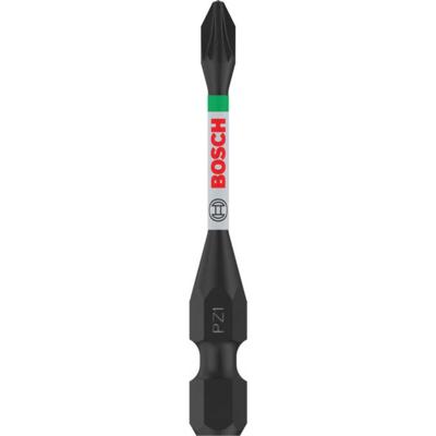 Bosch Accessoires PRO Pozidriv slagschroefbit | PZ1 | 55 mm | 2 stuks - 2608522543