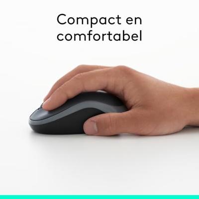 Logitech M185 muis rood - thumbnail