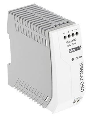 Phoenix Contact UNO-PS/1AC/24DC/60W DIN-rail netvoeding 24 V/DC 2.5 A 60 W Aantal uitgangen: 1 x Inhoud: 1 stuk(s) Phoenix Contact UNO-PS/1AC/24DC/60W DIN-rail netvoeding 24 V/DC 2.5 A 60 W Aantal uitgangen: 1 x Inhoud: 1 stuk(s)
