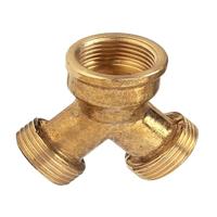 GARDENA 07155-20 Messing 2-voudige splitser 24,2 mm (3/4) binnendraad, 26,44 mm (3/4) buitendraad, 26,44 mm (3/4) buitendraad - thumbnail