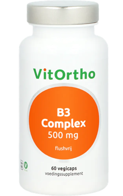 B3 complex 500 mg flushvrij