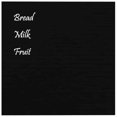 VidaXL Magneetbord wandgemonteerd 40x40 cm gehard glas zwart