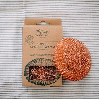Croll & Denecke Koperen keukensponsjes - 2 stuks