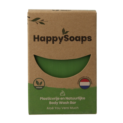 Happysoaps Body bar aloe you vera much 100 Gram