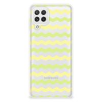 Samsung Galaxy A22 4G | M22 | TPU bumper | Waves Yellow - thumbnail