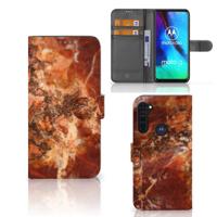 Motorola Moto G Pro | Bookcase | Marmer Bruin - thumbnail