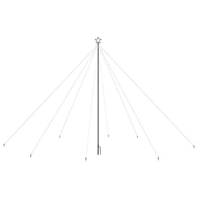 VidaXL Led-kerstboom binnen buiten 800 leds koud wit 5 m