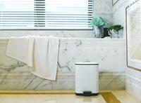 EKO Vepa Bins Regent Pedaalemmer 6L Wit - thumbnail