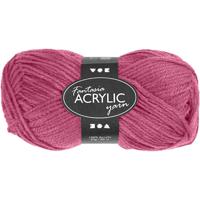 Creativ Company Acrylgaren, roze, 50gr, 80m - thumbnail