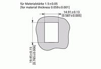 Metz Connect 1309A0-I RJ45-inbouwmodule E-Dat CAT 6 1 stuk(s) - thumbnail