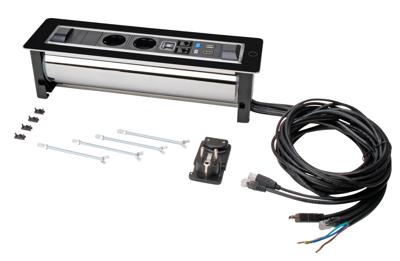 Meubelstopcontact inbouw Versaturn 2V 1 USB lader, 1 HDMI, 2 RJ45 CAT6, 1 USB