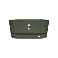 Elho greenville terrace trough 60 wheels leaf green - thumbnail