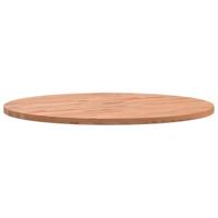 Tafelblad rond 50x1,5 cm massief beukenhout - thumbnail