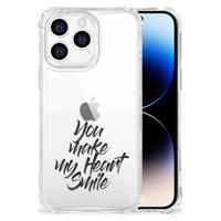 iPhone 14 Pro Telefoonhoesje met tekst Heart Smile - thumbnail