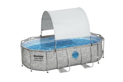Bestway zwembadoverkapping wit Bestway zwembadoverkapping wit