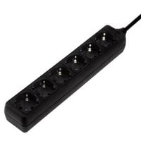 Hama Stekkerdoos, 1,4 m kabellengte, 45 graden draaibaar, meervoudig stopcontact, tot 3500 watt, kabeltype H05VV-F, GS-geteste veiligheid - thumbnail