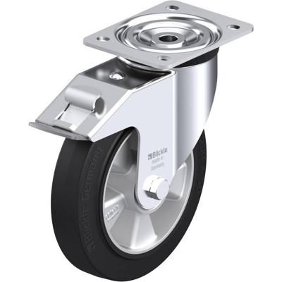 Blickle L-ALEV 200K-FI Zwenkwiel met rem Wieldiameter: 200 mm Draagvermogen (max.): 400 kg 1 stuk(s)