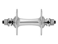 Sturmey archer voornaaf st.archer fr.high flange hub 36h solid axle sil. - thumbnail