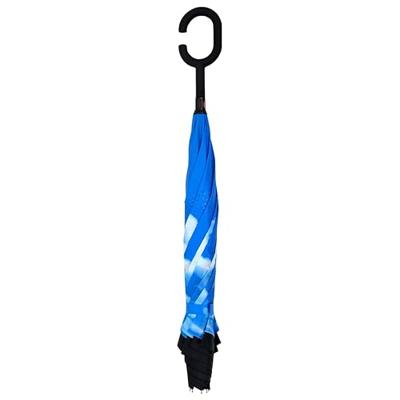 VidaXL Paraplu c-handgreep 108 cm zwart - thumbnail