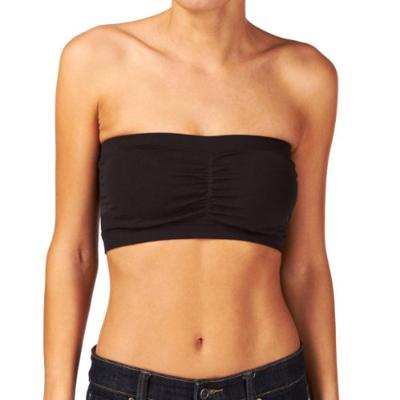 Magic bandeau BH - Naadloze Bandeau Top - Met vulling - Uitneembare pads - Wit, zwart, beige