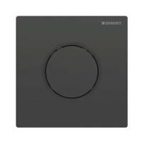 Bedieningsplaat Geberit Type 10 Pneumatisch Round Zwart - thumbnail