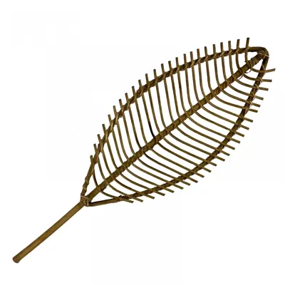 Wanddecoratie Rotan Blad S Wanddecoratie Rotan Blad S