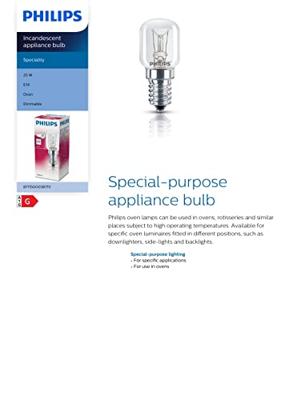 Ovenlamp E14 25 W Speciale vorm Dimbaar OSRAM HOMELIGHTING 1 stuk(s)
