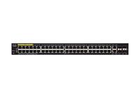 Cisco SG350-52P 52 poorten netwerkschakelaar zwart - thumbnail