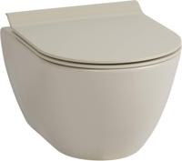 Ben Segno 2.0 hangtoilet compact Xtra glaze+ Free flush mat beige - thumbnail