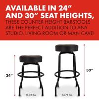 Fender Guitars & Amps Pick Pouch 24" Barstool Black/Black gitaarkruk (61 cm) - thumbnail