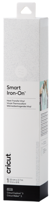 Cricut Smart Iron-On™ Folie Glittereffect, Wit