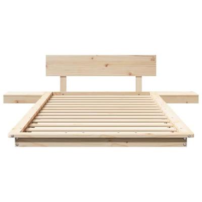 Bedframe Bruin 90 x 200 cm Hout