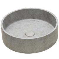 Ideavit Ora Waskom 39x12cm rond concrete beton beige 290296-D1 - thumbnail