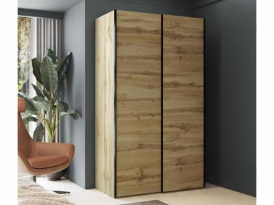 Kledingkast EZEKIEL 2 schuifdeuren wotan eik Kledingkast EZEKIEL 2 schuifdeuren wotan eik