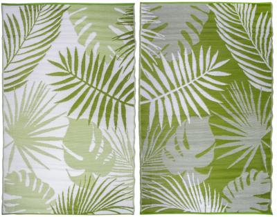 Esschert Design buitenkleed 241x152 cm jungle bladeren oc22