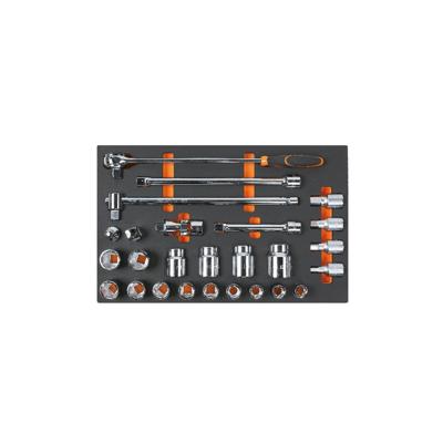 Beta M126 EVA foam inlegbak met dopsleutels en 3/4" toebehoren - 024500126 024500126